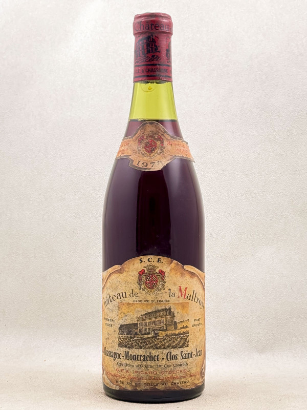 La Maltroye - Chassagne Montrachet 1er cru "Clos Saint Jean" 1978