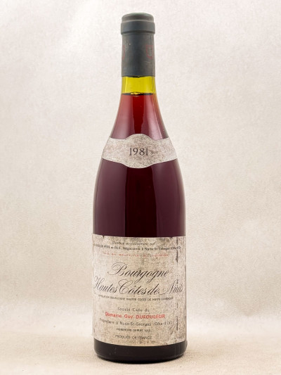 Guy Dufouleur - Hautes Côtes de Nuits 1981