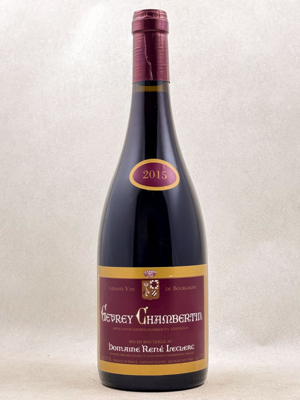 René Leclerc - Gevrey Chambertin 2015