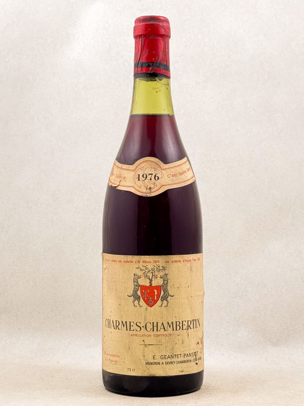 Geantet Pansiot - Charmes Chambertin 1976