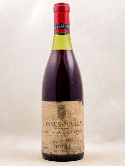 Comte Georges de Vogüé - Bonnes Mares 1978