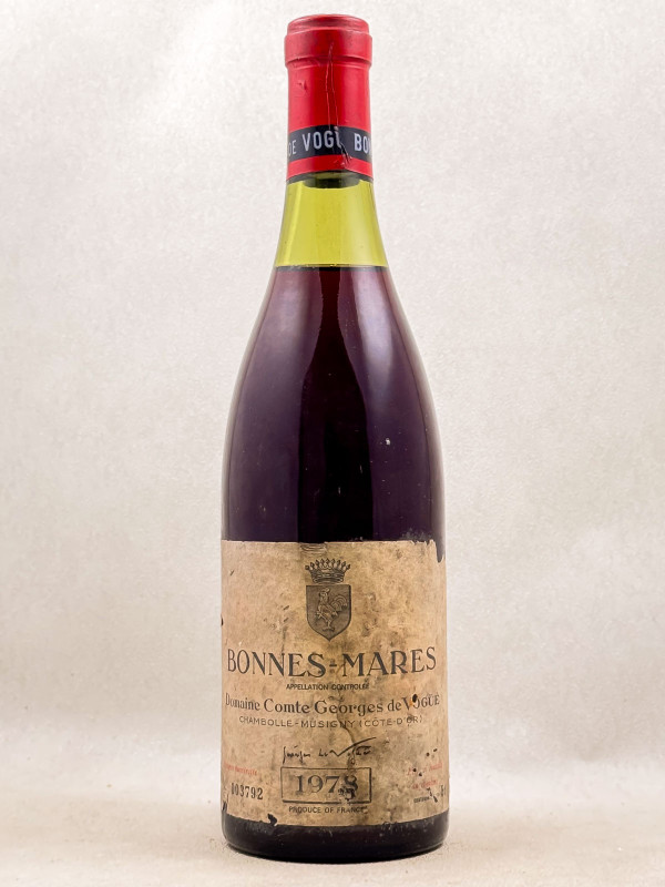 Comte Georges de Vogüé - Bonnes Mares 1978