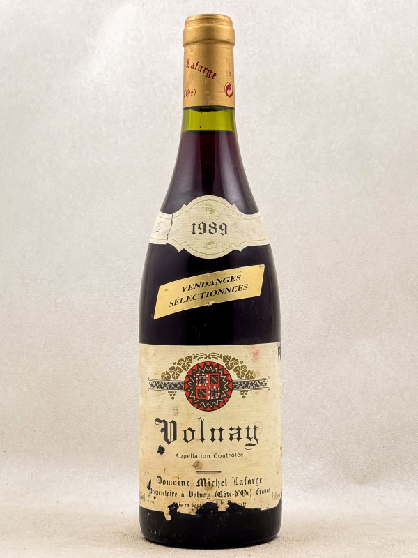 Michel Lafarge - Volnay "Vendanges Séléctionées" 1989