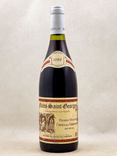 Cave des Cordeliers - Nuits Saint Georges 1988