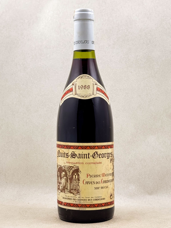 Cave des Cordeliers - Nuits Saint Georges 1988