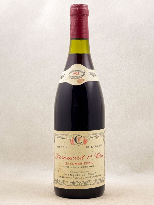 Cluzeaud - Pommard 1er cru "Combes Dessus" 1992