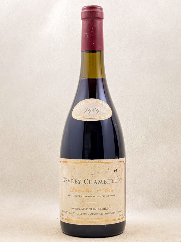 Marchand-Grillot - Gevrey Chambertin 1er cru "Perrières" 1989