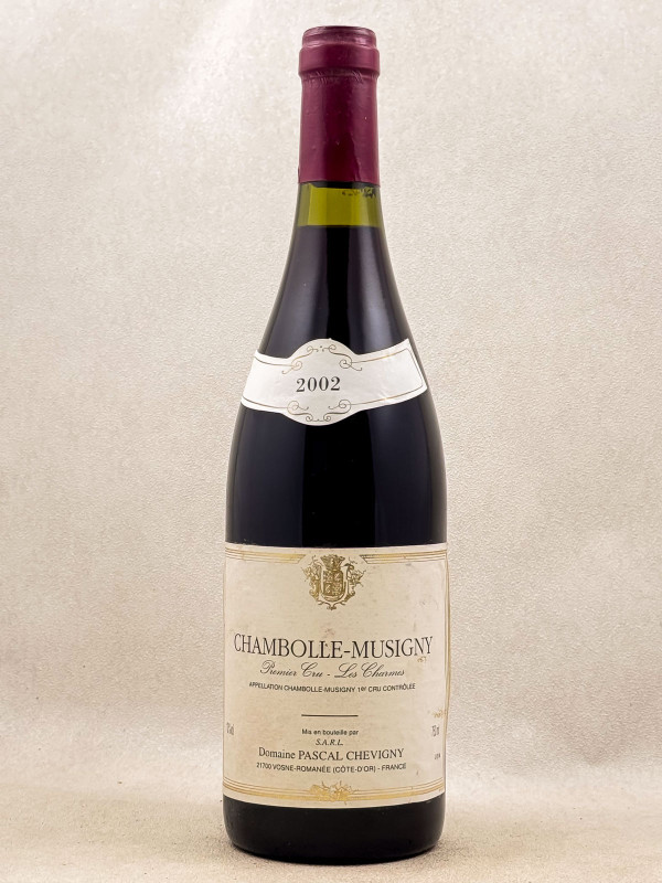 Pascal Chevigny - Chambolle Musigny 1er cru "Charmes" 2002