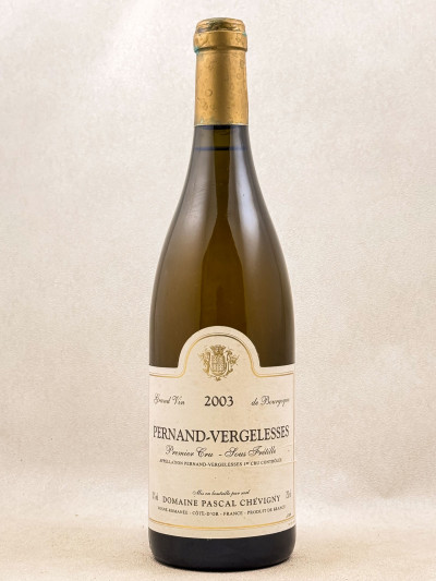 Pascal Chevigny - Pernand Vergelesses 1er cru "Sous Frétille" 2003