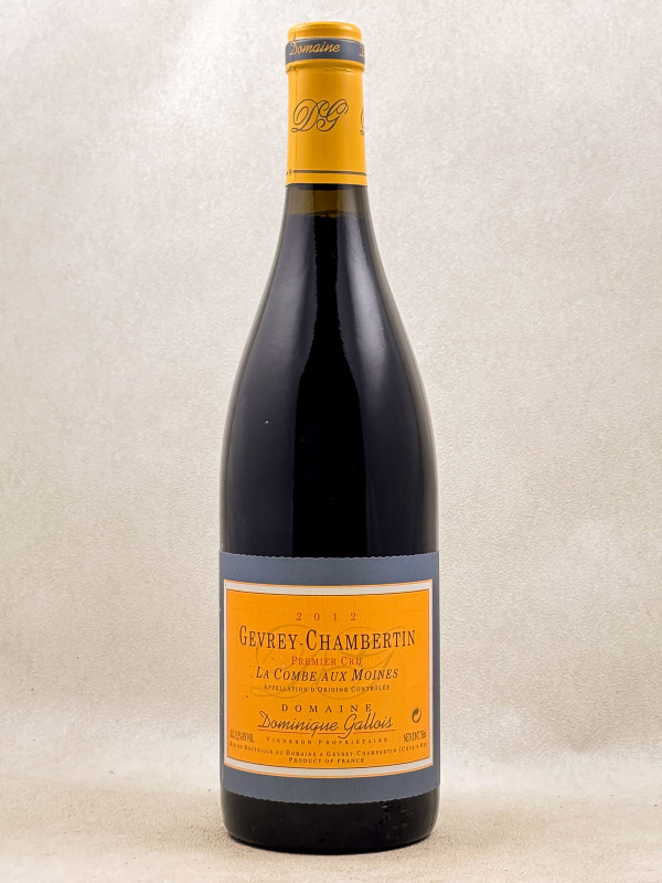 Dominique Gallois - Gevrey Chambertin 1er cru "La Combe Aux Moines" 2012