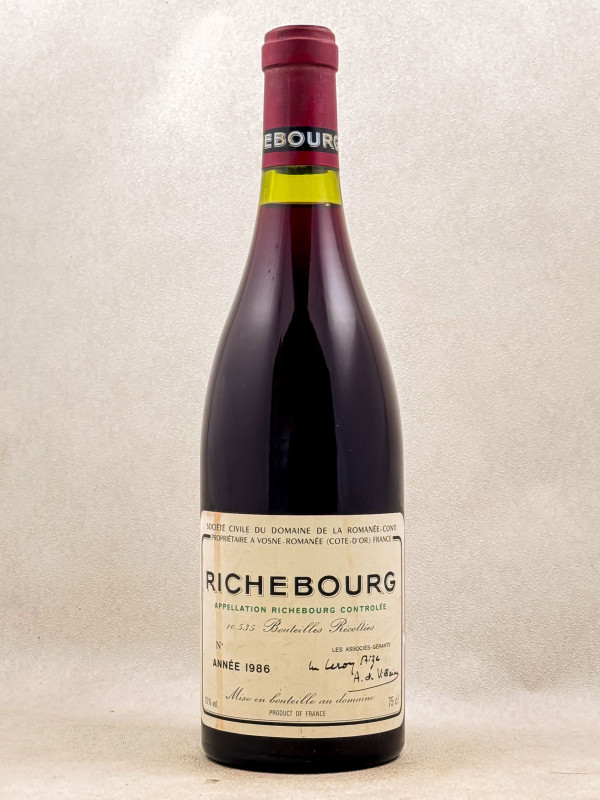 Romanée Conti - Richebourg 1986