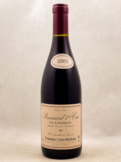 Cyrot Buthiau - Pommard 1er cru "Charmots" 2005