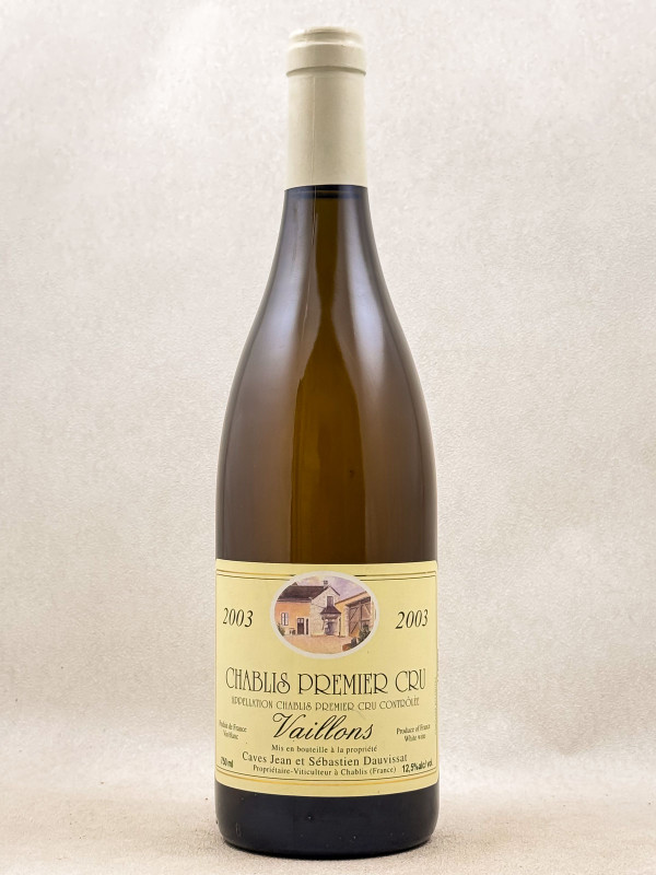 Jean & Sebastien Dauvissat - Chablis 1er cru "Vaillons" 2003