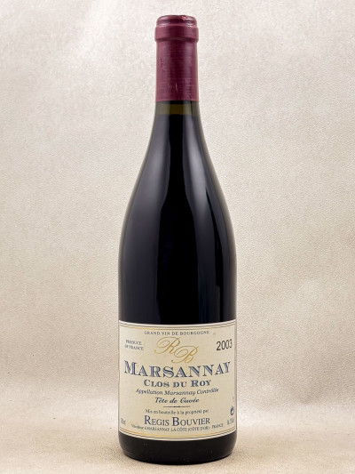 Régis Bouvier - Marsannay "Clos du Roy" 2003