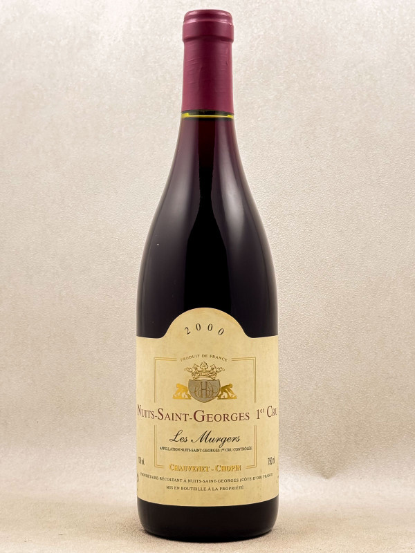 Chauvenet-Chopin - Nuits Saint Georges 1er cru "Les Murgers" 2000