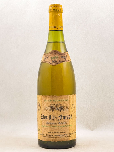 Corsin - Pouilly Fuissé 1985