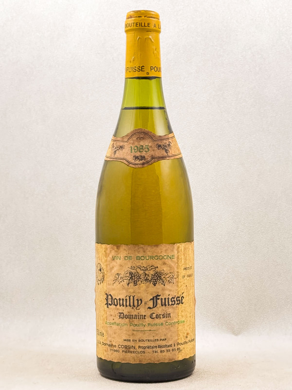 Corsin - Pouilly Fuissé 1985