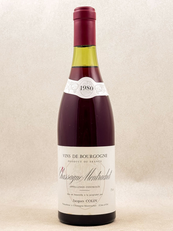 Jacques Colin - Chassagne Montrachet rouge 1980