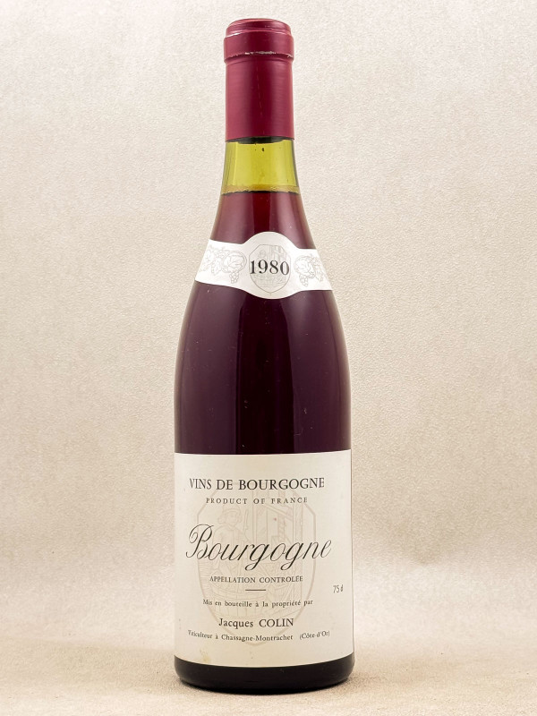 Jacques Colin - Bourgogne Pinot Noir 1980