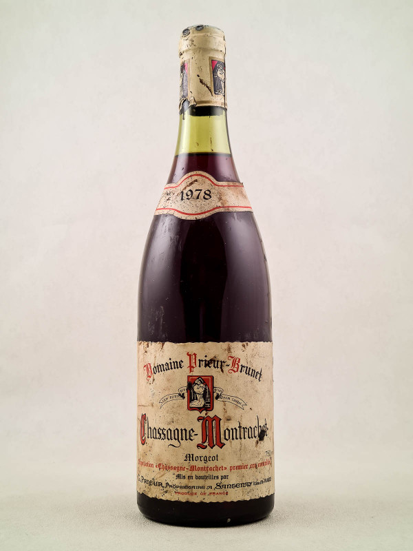 Prieur Brunet - Chassagne Montrachet 1er cru "Morgeot" rouge 1978