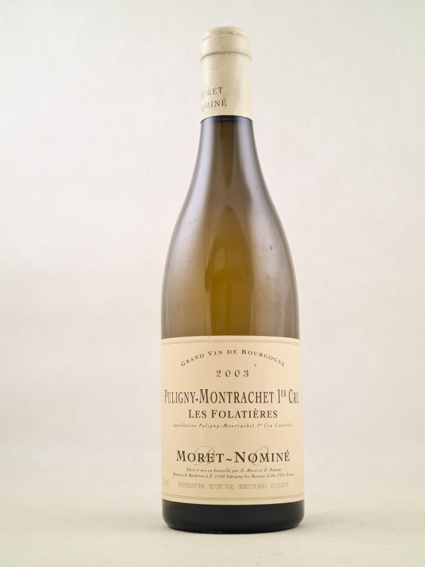 Moret-Nominé - Puligny Montrachet 1er cru "Folatières" 2003
