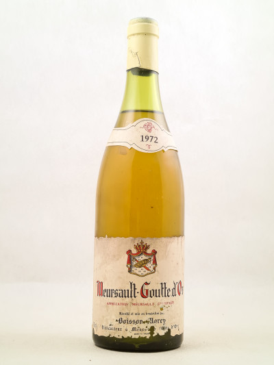 Boisson-Vadot - Meursault 1er Cru "Goutte d'Or" 1972