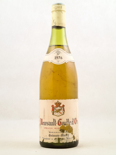 Boisson Vadot - Meursault 1er Cru "Goute d'Or" 1976
