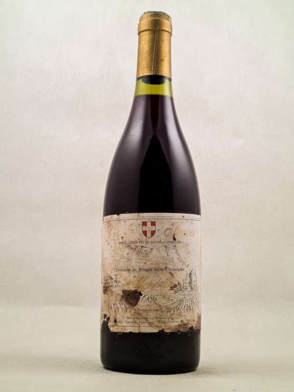 Prieuré Saint Christophe Michel Grisard - Vin de Savoie "Mondeuse" 1986