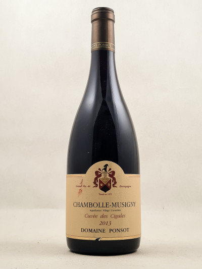 Ponsot - Chambolle Musigny "Cuvée des Cigales" 2013