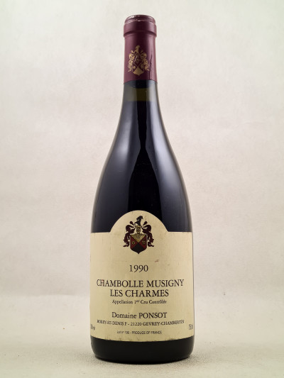 Ponsot - Chambolle Musigny 1er cru "Charmes" 1990
